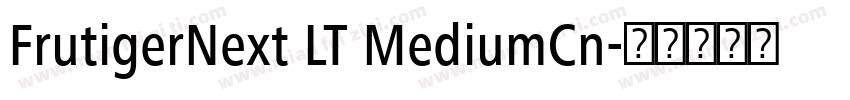 FrutigerNext LT MediumCn字体转换